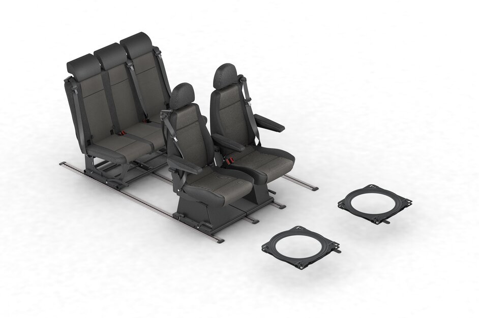 Seats from Aguti and MAXRAIL system | © AL-KO VT