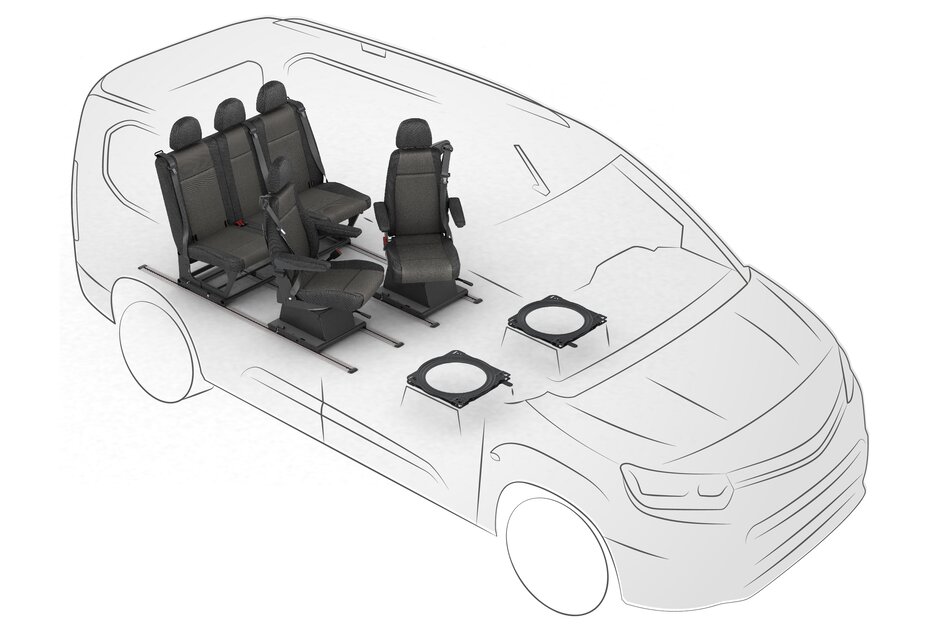 Seats from Aguti and MAXRAIL system | © AL-KO VT